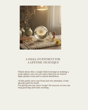 ENGLISH Course Preserving the Dandelion - Learn how to make it ethernal