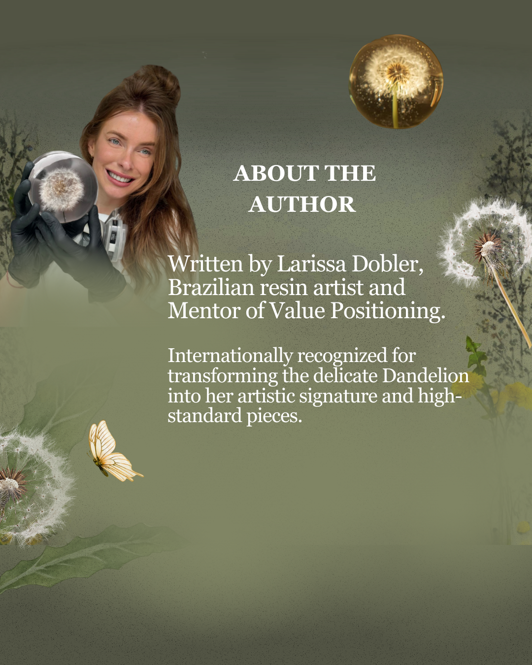 ENGLISH Course Preserving the Dandelion - Learn how to make it ethernal