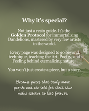 ENGLISH Course Preserving the Dandelion - Learn how to make it ethernal