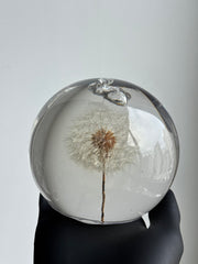 [OUTLET] Dandelion Sphere (10cm) - Detail: Top Bubble Feature