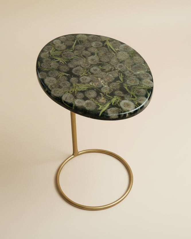 52 Natural Dandelions Wish Side Table