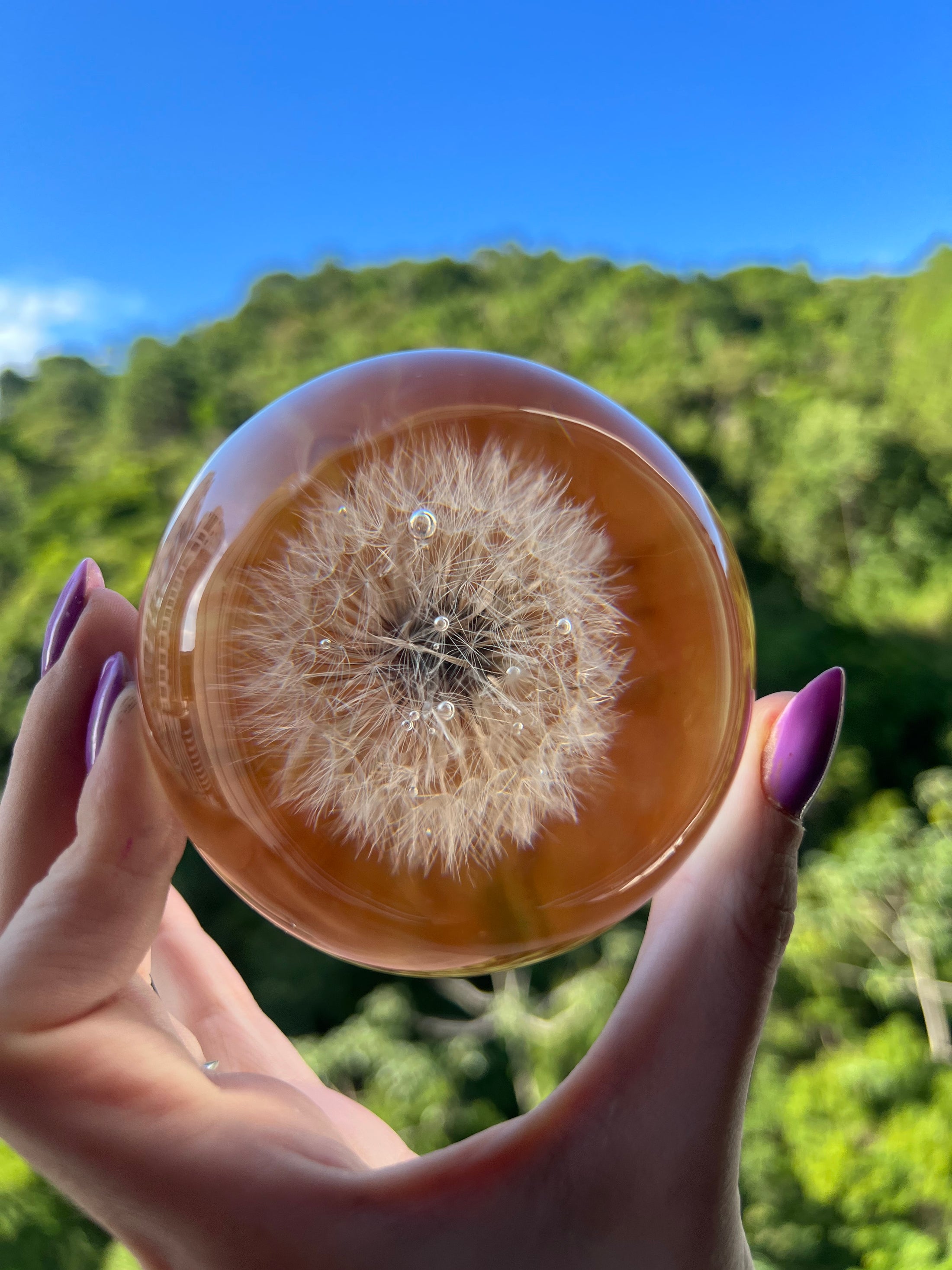 Dandelion Lamp Size M Sphere with Color