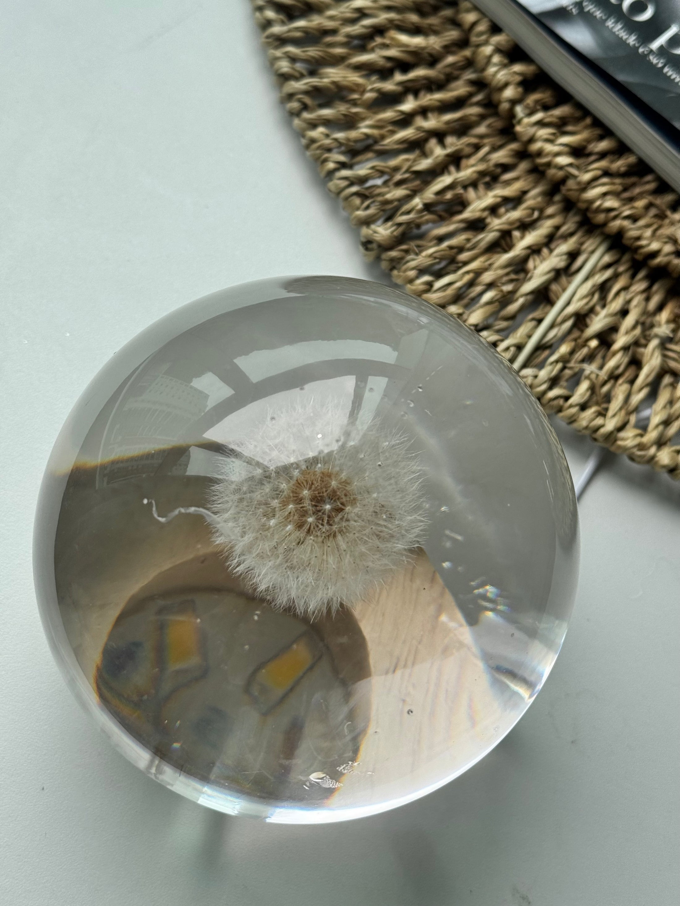 SALE XLarge Dandelion Sphere - Surface Finish