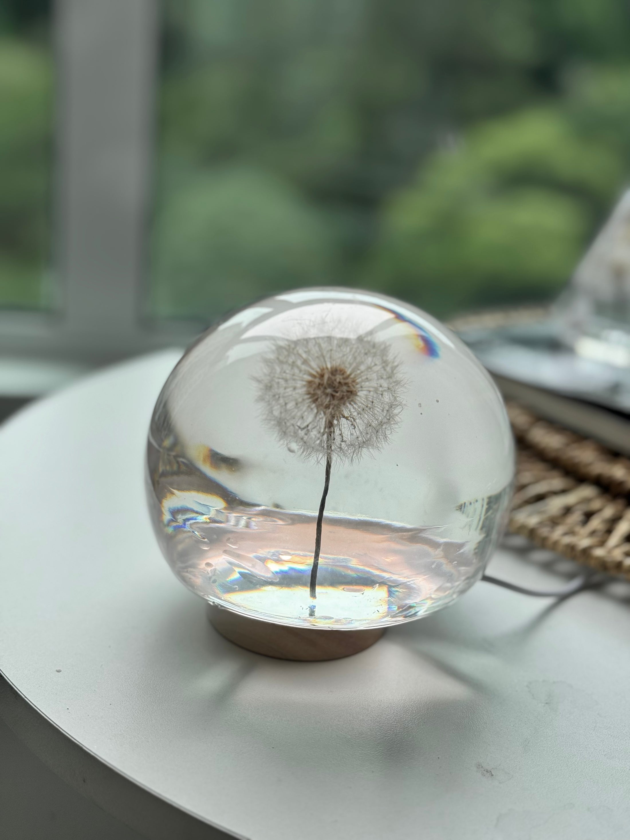 SALE XLarge Dandelion Sphere - Surface Finish