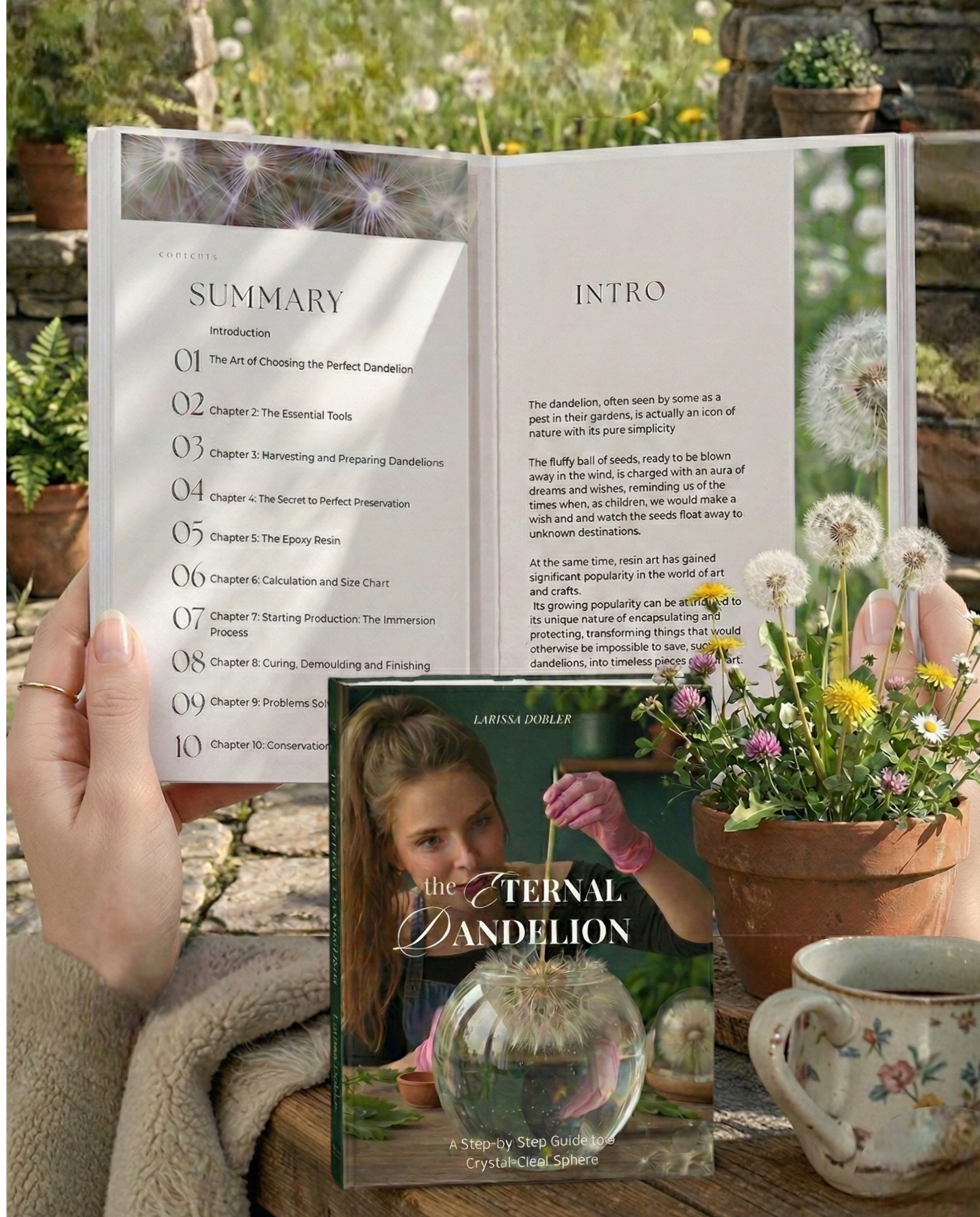 ENGLISH Course Preserving the Dandelion - Learn how to make it ethernal