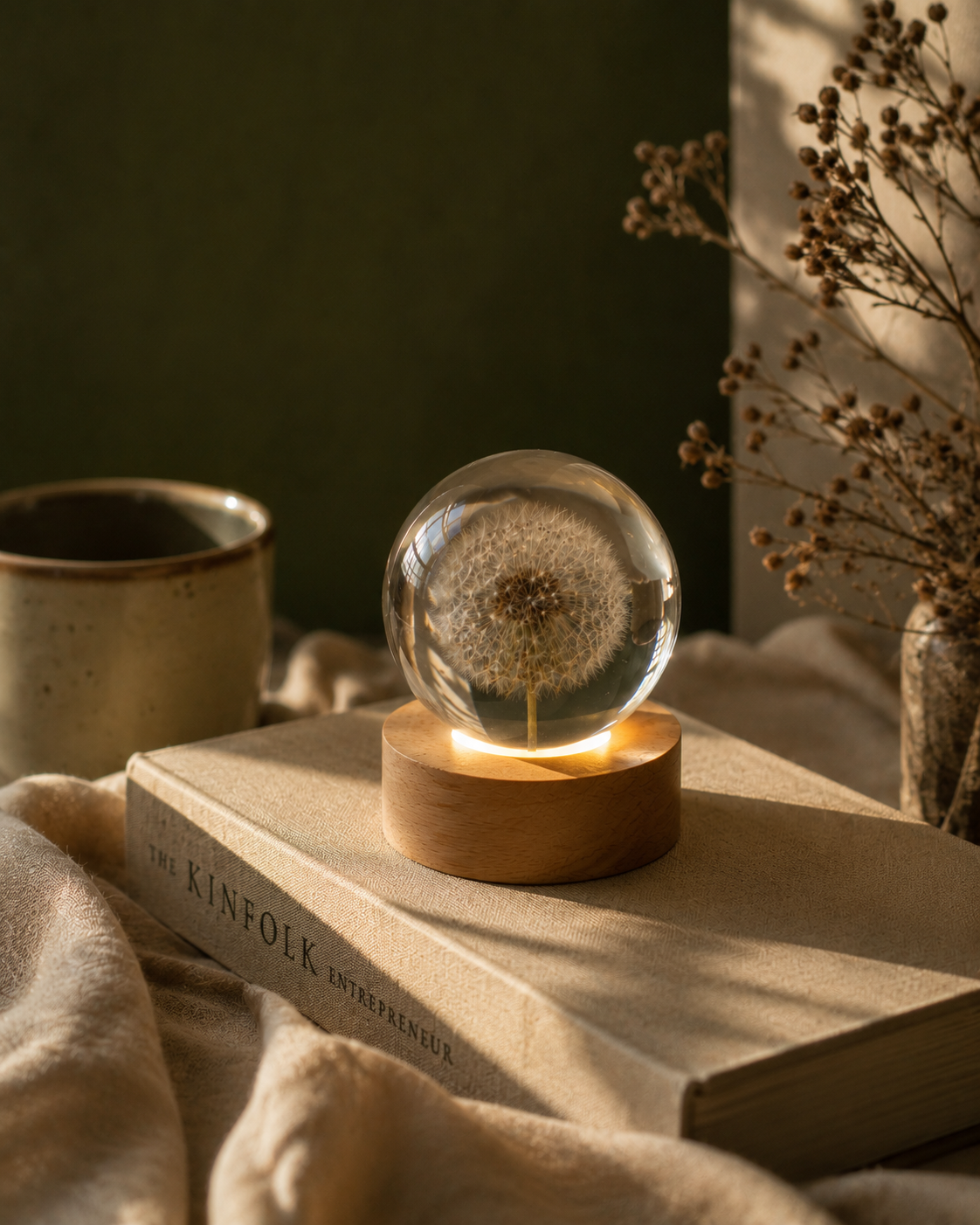 Dandelion Sphere Lamp M 8cm