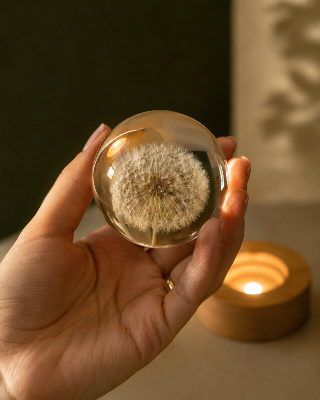 Dandelion Sphere Lamp M 8cm