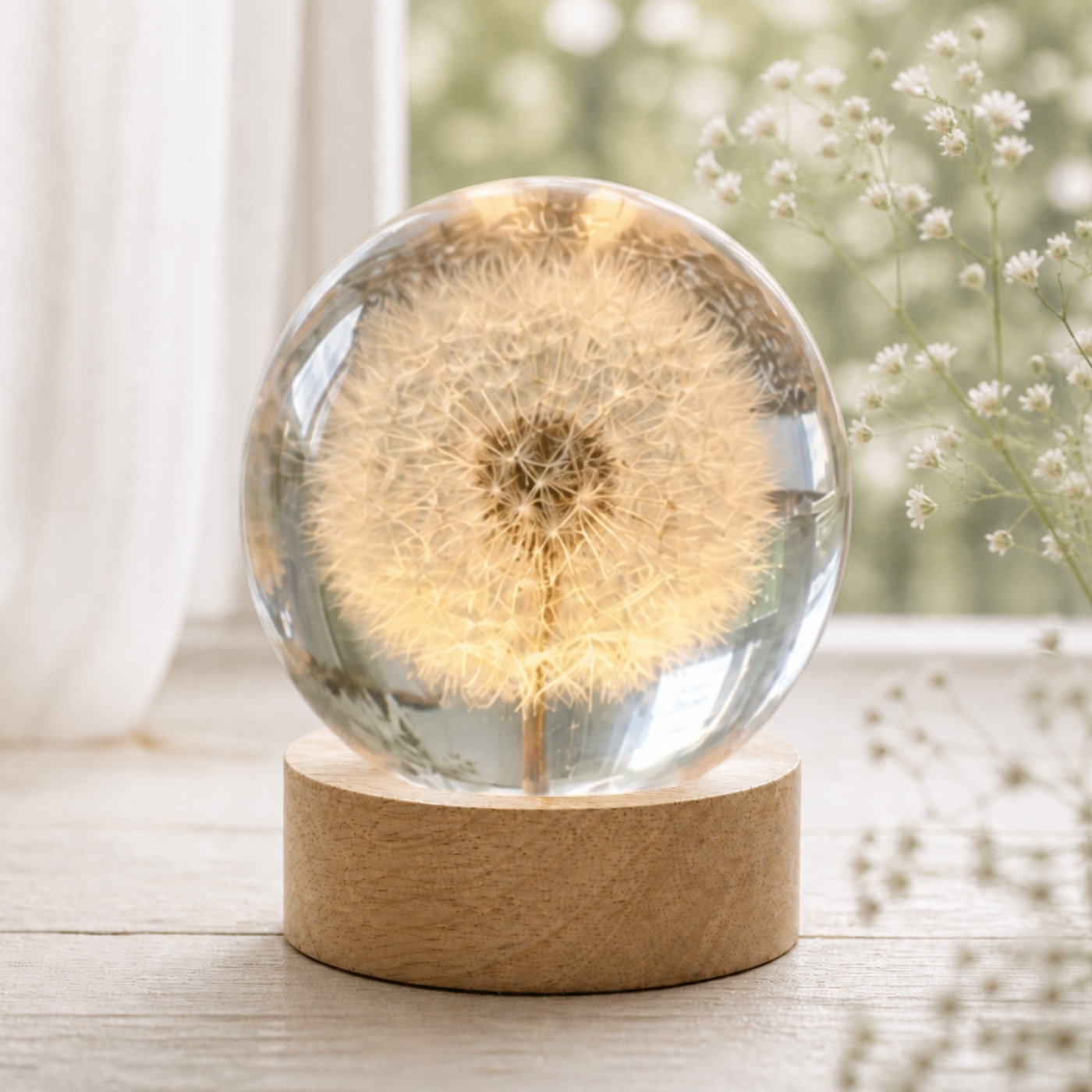 Dandelion Sphere Lamp L 10cm