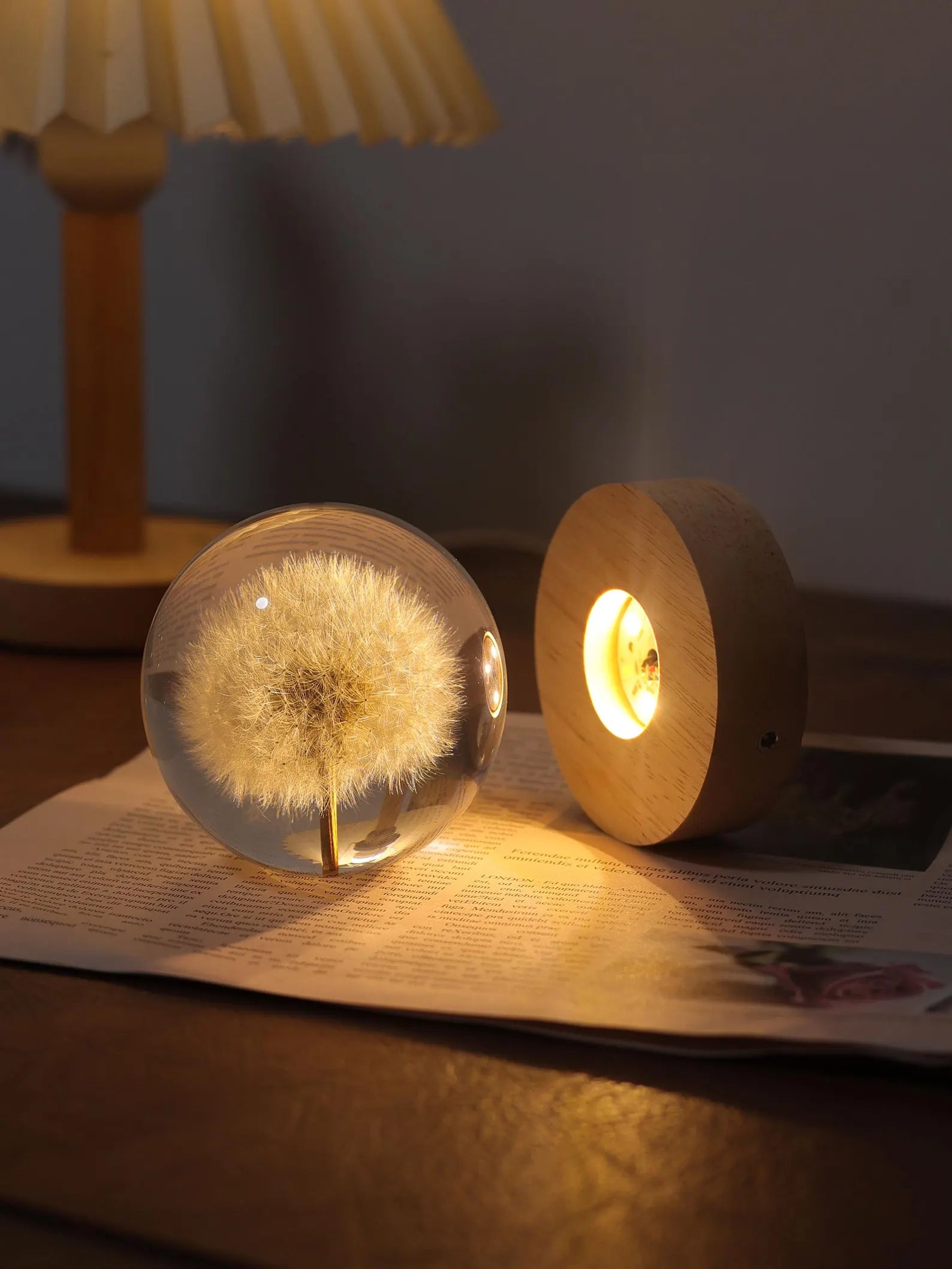Hannah's handcrafted dandelion sphere