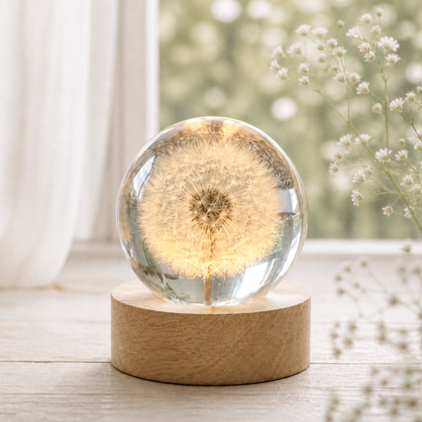 Dandelion Sphere Lamp M 8cm
